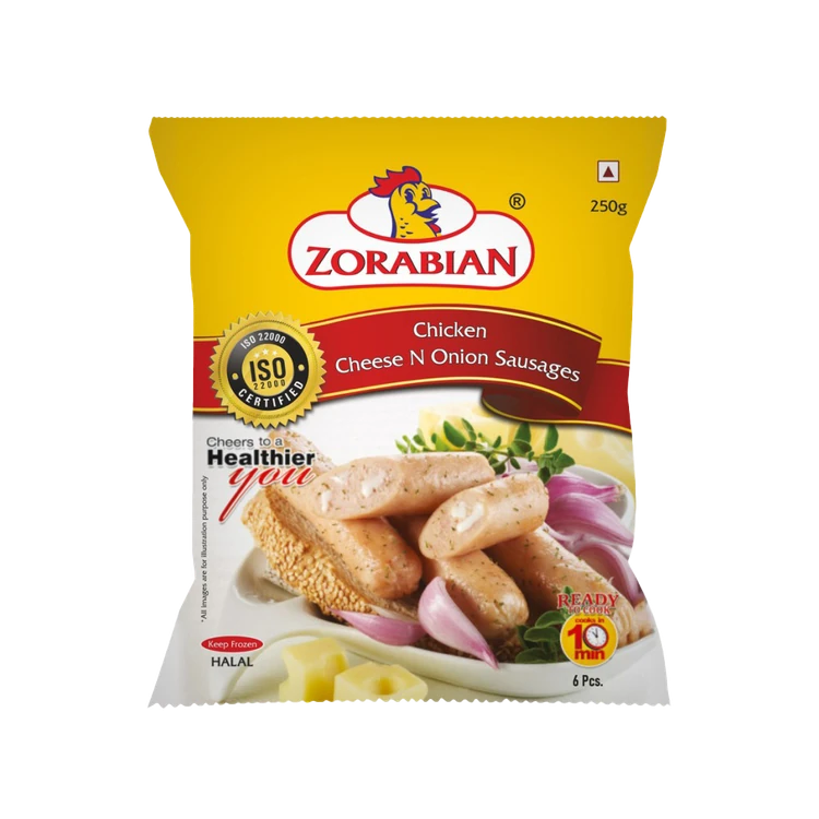 Zorabian Cheese & Onion Chicken Sausage