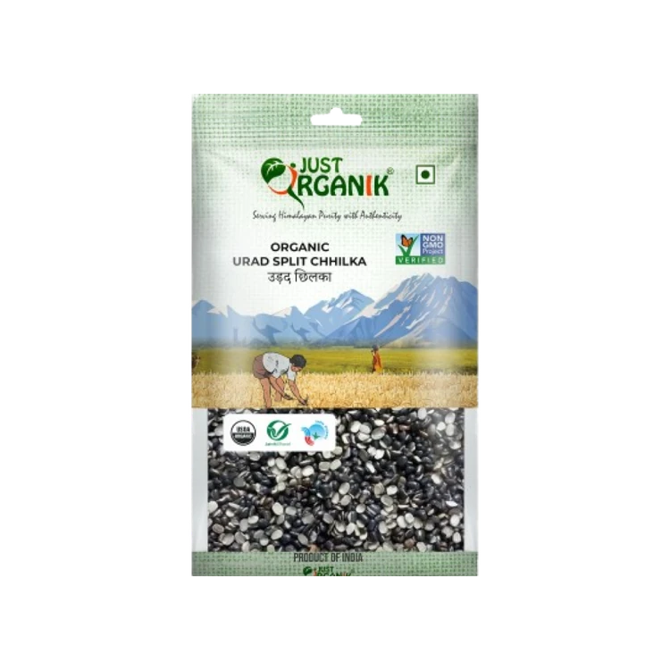 Just Organik Organic Urad Dal (Chilka)