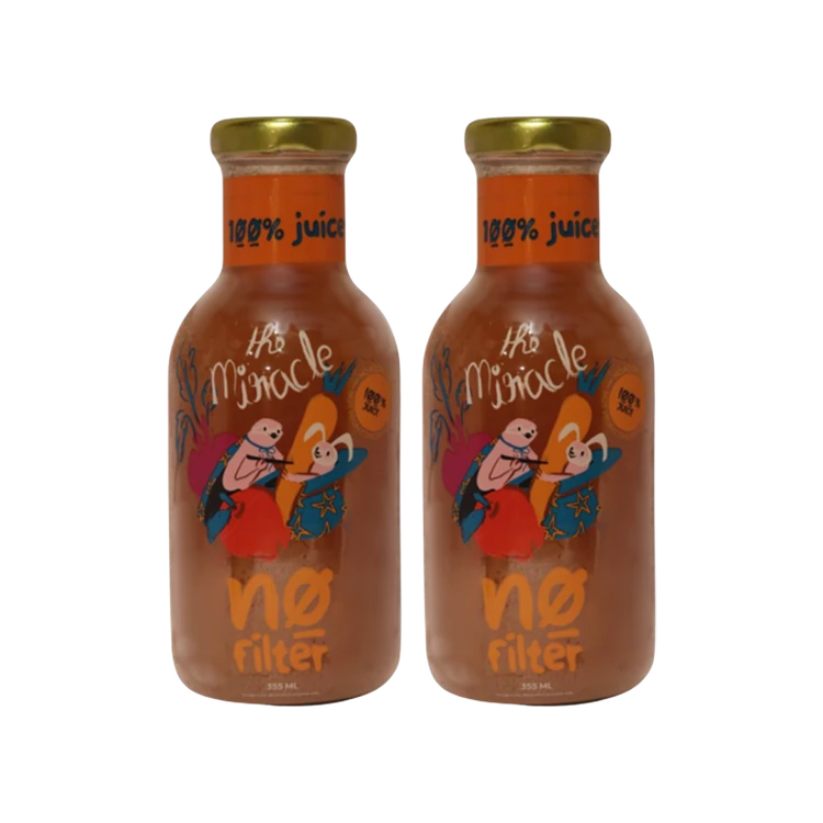 No Filter 100% Apple, Beetroot & Carrot Juice - Pack of 2