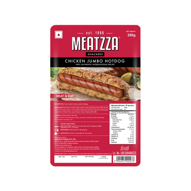 Meatzza Chicken Jumbo Hot Dog