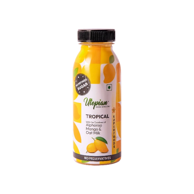 Utopian Tropical Smoothie with Alphonso Mango & Oat Milk