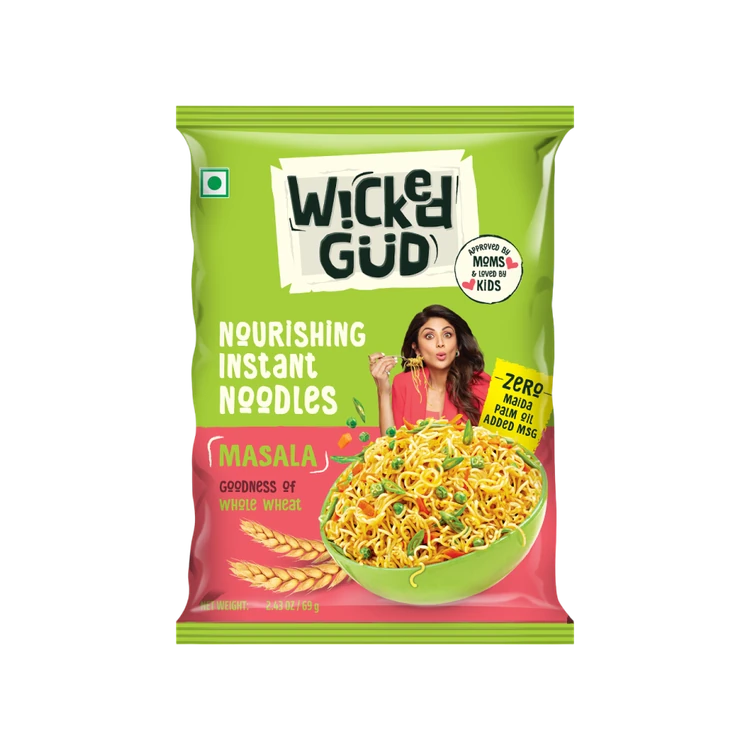 WickedGud Masala No Maida & No Oil Instant Noodles