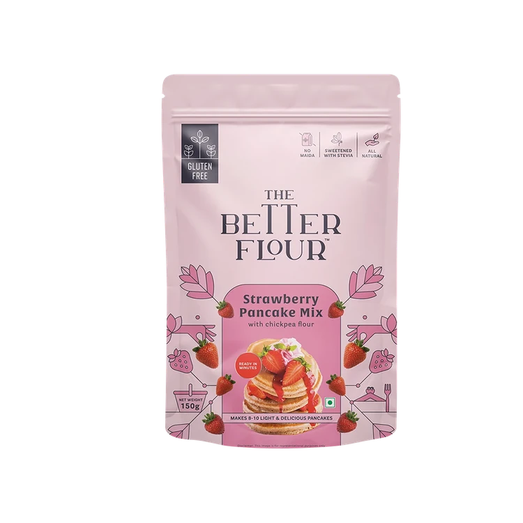 The Better Flour Strawberry Pancake Mix