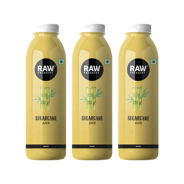 Raw Pressery Sugarcane Juice - Pack of 3