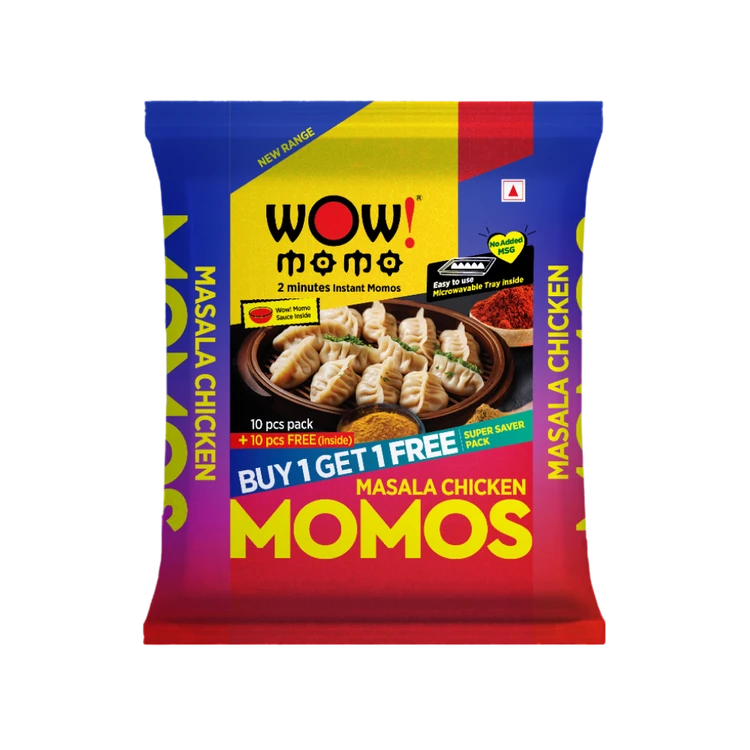 Wow! Momo Masala Chicken Momos - Buy 1 Get 1 Free