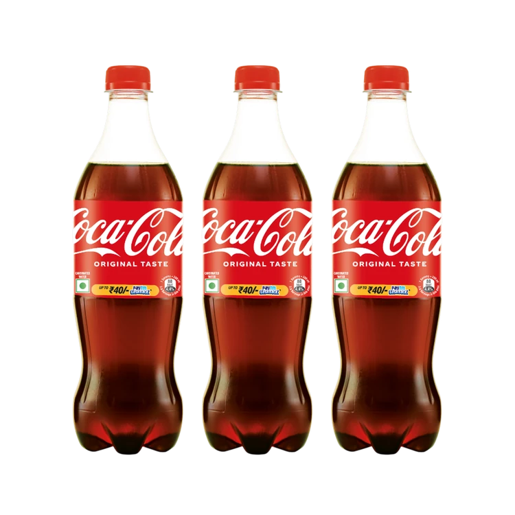 Coca-Cola Soft Drink (750 ml) - Pack of 3