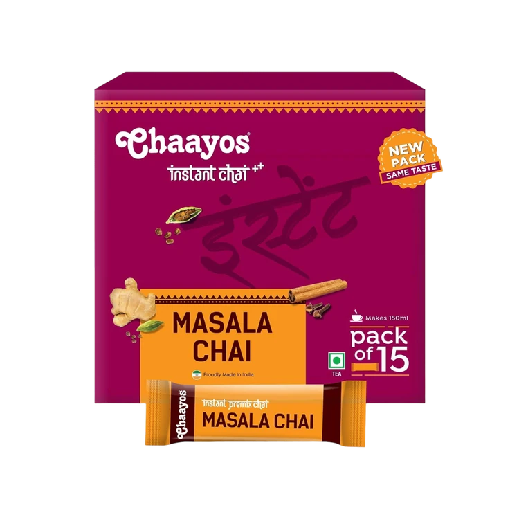 Chaayos Masala Instant Tea Premix Regular Sugar