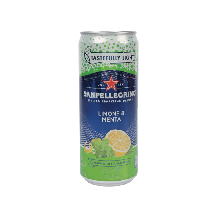 Sanpellegrino Lemon & Mint Can Sparkling Drink