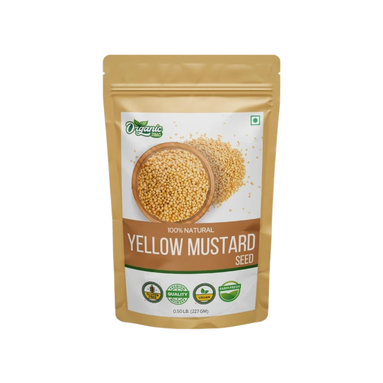 Organic Zing Yellow Mustard Seeds