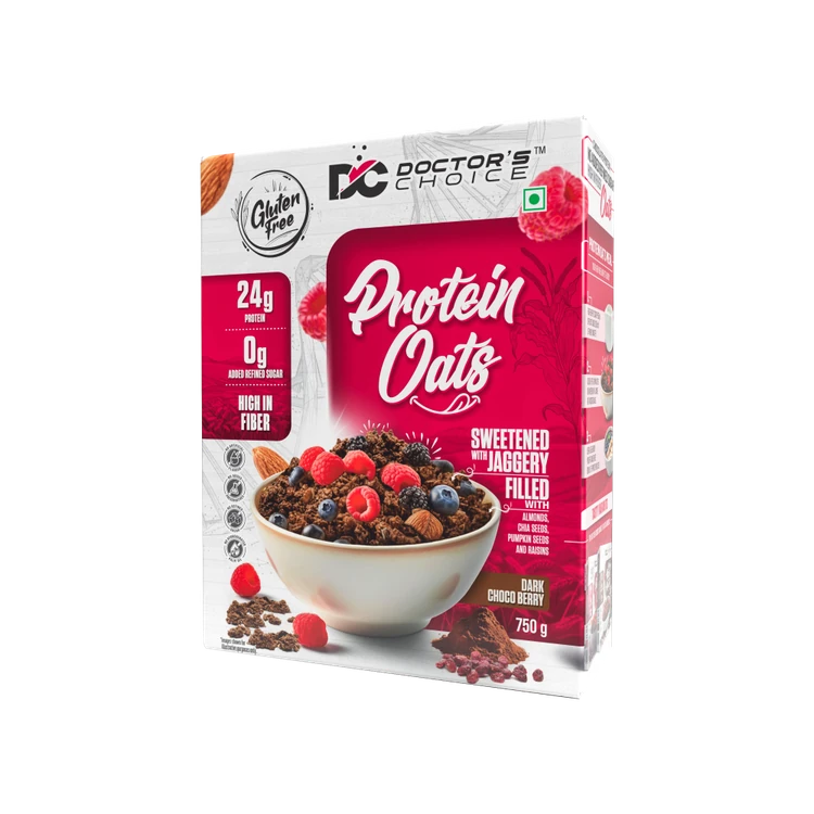 Doctor's Choice High Protein Oats (Dark Choco Berry)