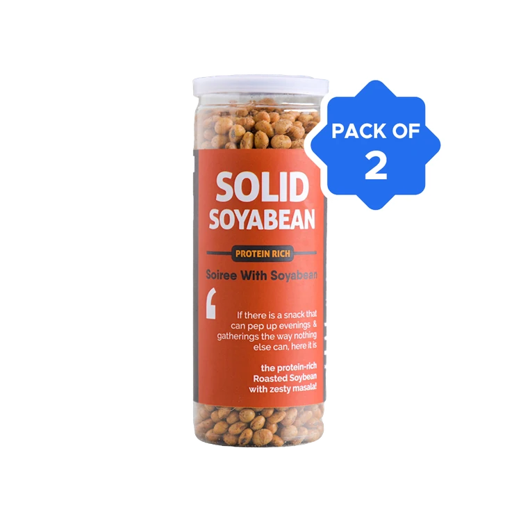 Omay Foods Roasted Soyabean (Protein Rich) - Pack of 2