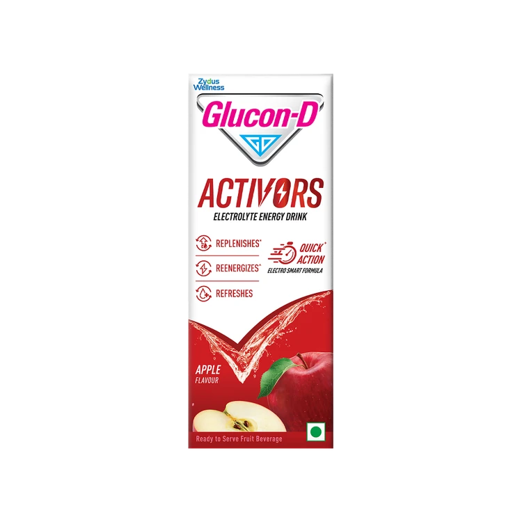 Glucon-D Activors Apple Electrolyte