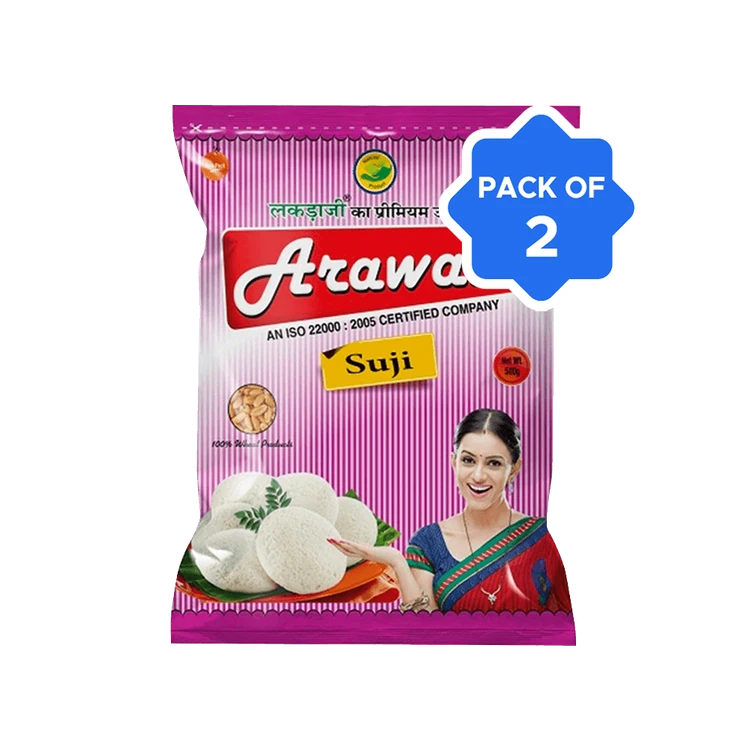Arawali Sooji/Rava - Pack of 2 (Rave)