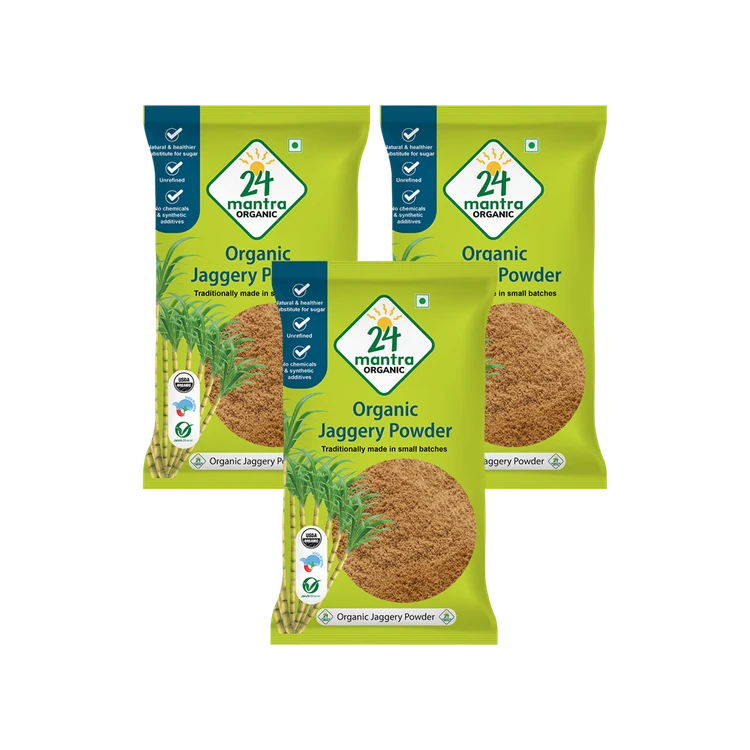 24 Mantra Organic Jaggery Powder 500 g (Bella)