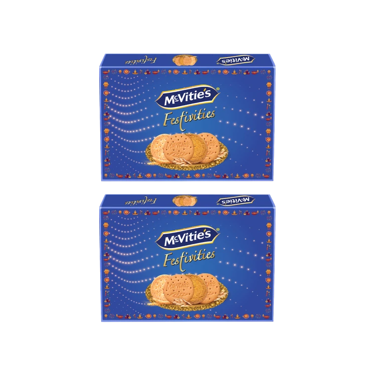 McVitie's Festivities Assorted Biscuits Gift Pack - Pack of 2
