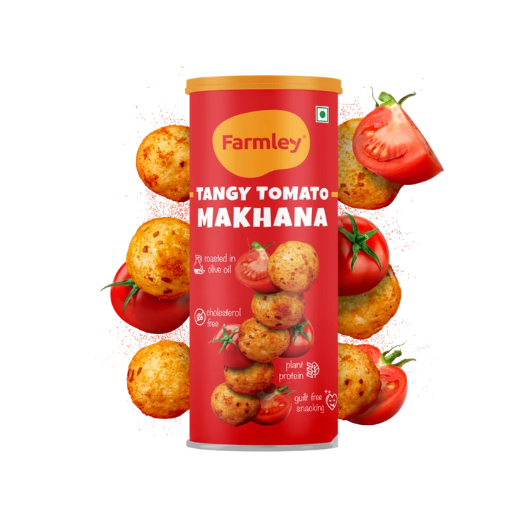 Farmley Tangy Tomato Flavoured Makhana Roasted In Olive Oil