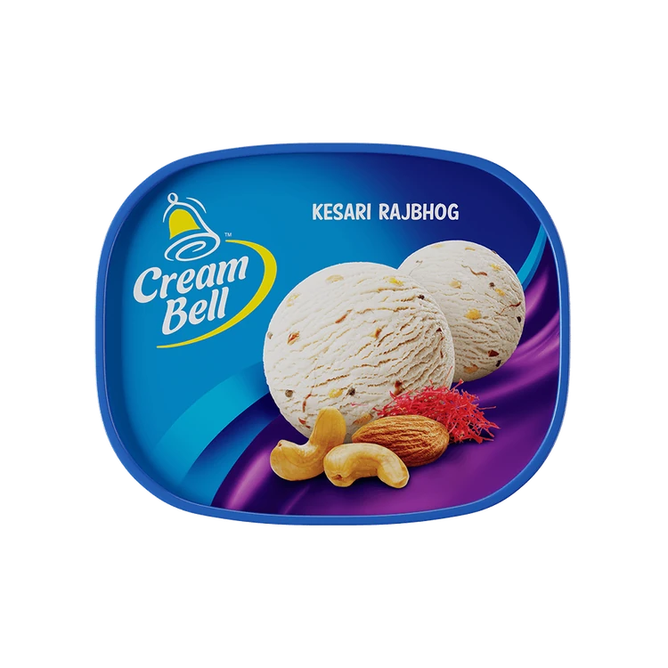 Cream Bell Kesari Rajbhog Frozen Dessert Tub