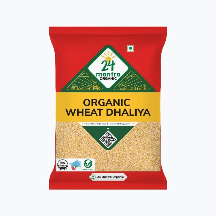 24 Mantra Organic Wheat Daliya
