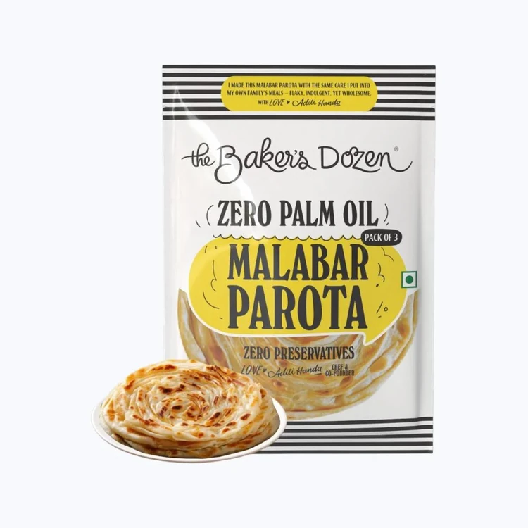The Baker's Dozen Heat & Eat Malabar Paratha