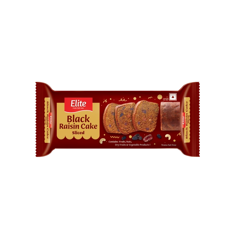Elite Black Raisin Slice Cake