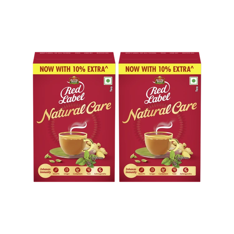 Brooke Bond Red Label Natural Care Tea - Pack of 2