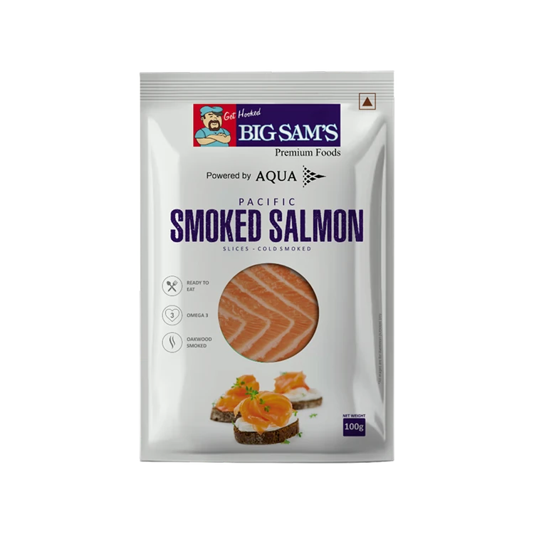 Big Sam's Pacific Frozen Smoked Salmon Fish