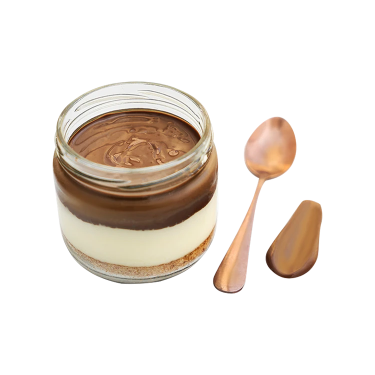 Creme Castle Nutella Eggless Cheesecake Jar Cake