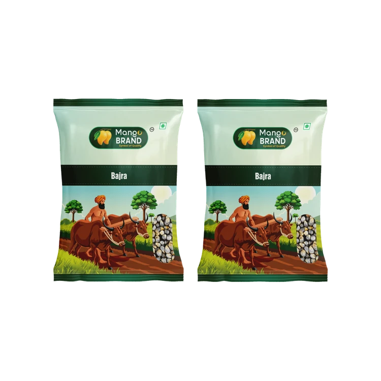 Mango Premium Whole Bajra/Pearl Millets - Pack of 2 (Bajra)