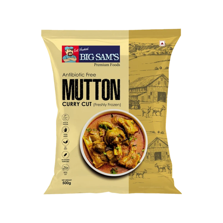 Big Sam's Frozen Mutton Curry Cut