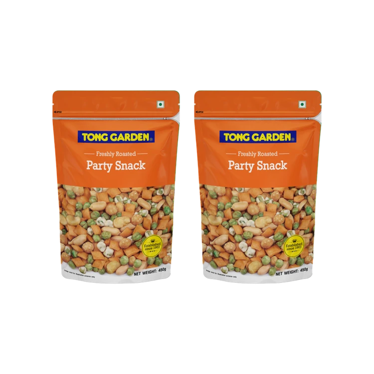 Tong Garden Freshly Roasted Party Mixture Namkeen - Pack of 2