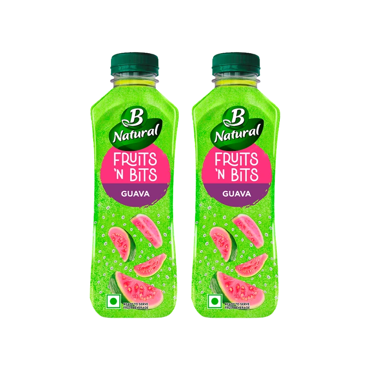 B Natural Fruits 'N Bits - Guava Juice - Pack of 2