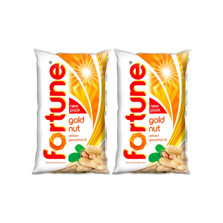 Fortune Refined Groundnut Oil - Pack of 2 (Kadale Enne)