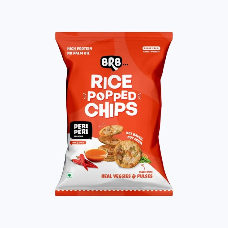 BRB Peri Peri Rice Popped Chips