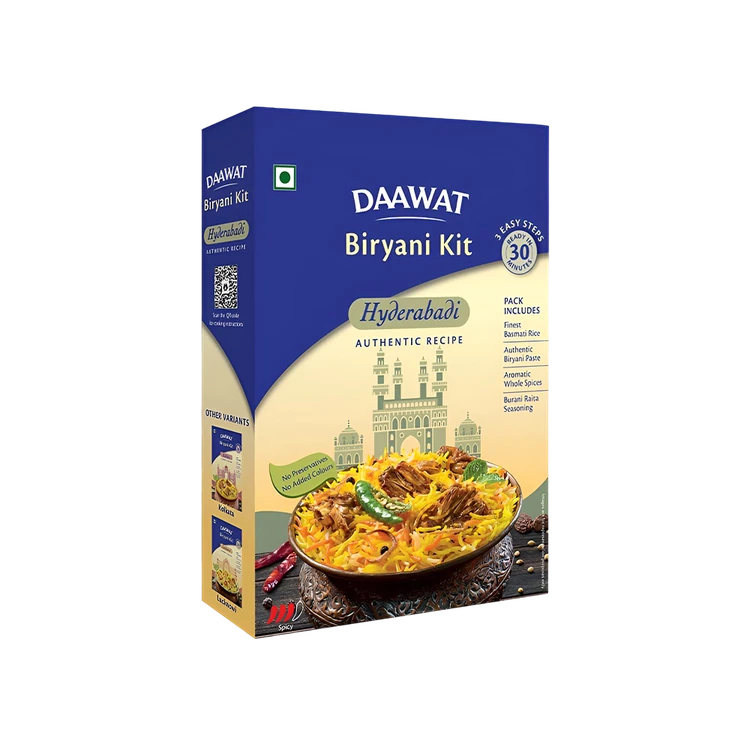Daawat Hyderabadi Biryani Kit (Long Grain)