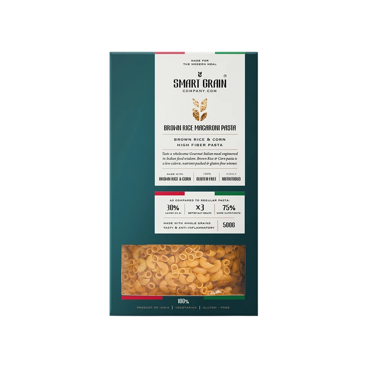 SMART GRAIN Brown Rice & Corn Macaroni Pasta
