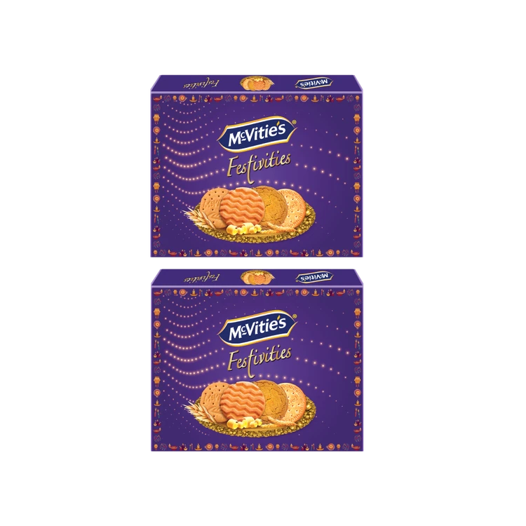 McVitie's Festivities Assorted Biscuits Gift Pack - Pack of 2