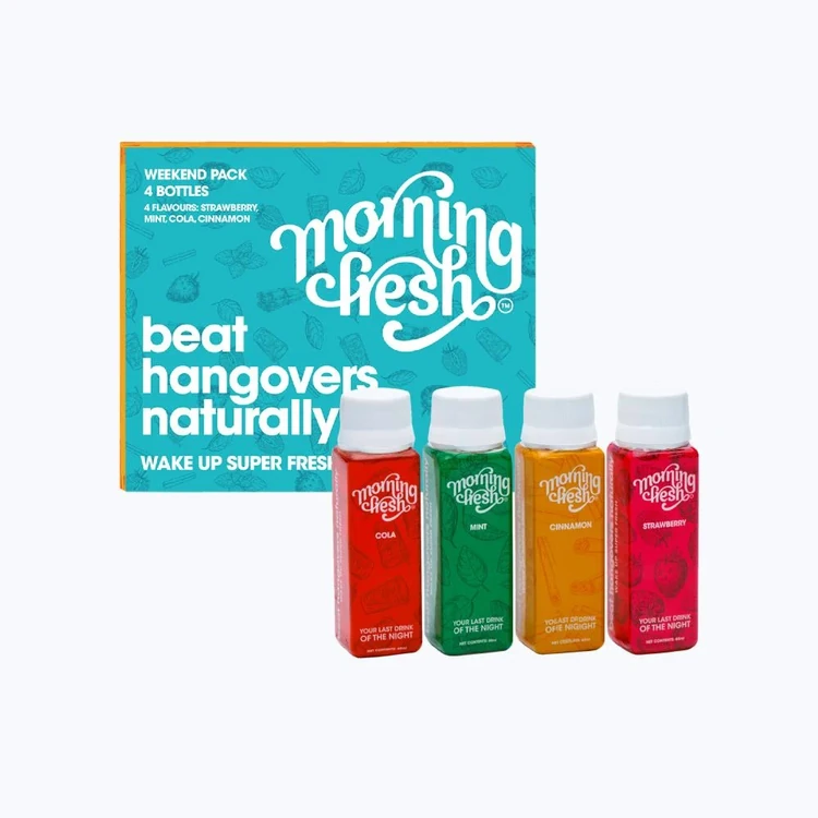 Morning Fresh Hangover Solution (Assorted) - Pack of 4