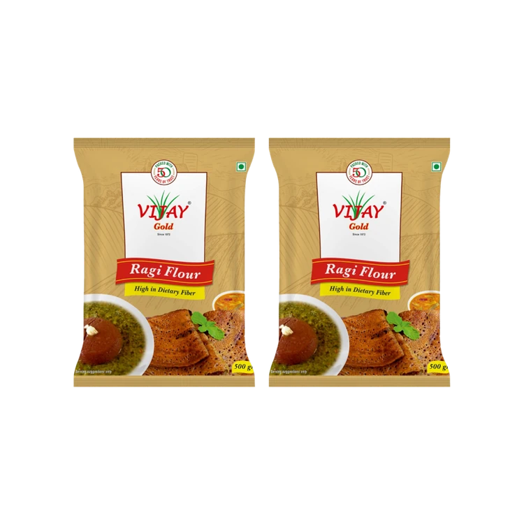 Vijay Ragi Flour - Pack of 2 (Ragi Hittu)