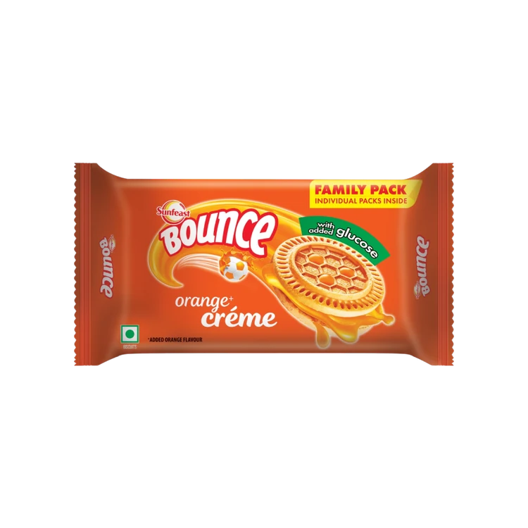 Sunfeast Bounce Orange Cream Biscuits