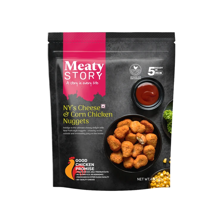 Meaty Story NY's Cheese & Corn Chicken Nuggets
