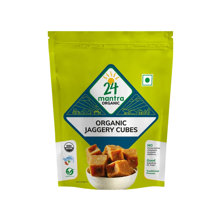 24 Mantra Organic Organic Jaggery Cubes