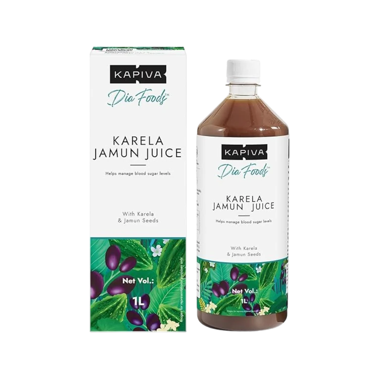 Kapiva Ayurveda Karela Jamun Herbal Juice (Sugar & Diabetic Special)