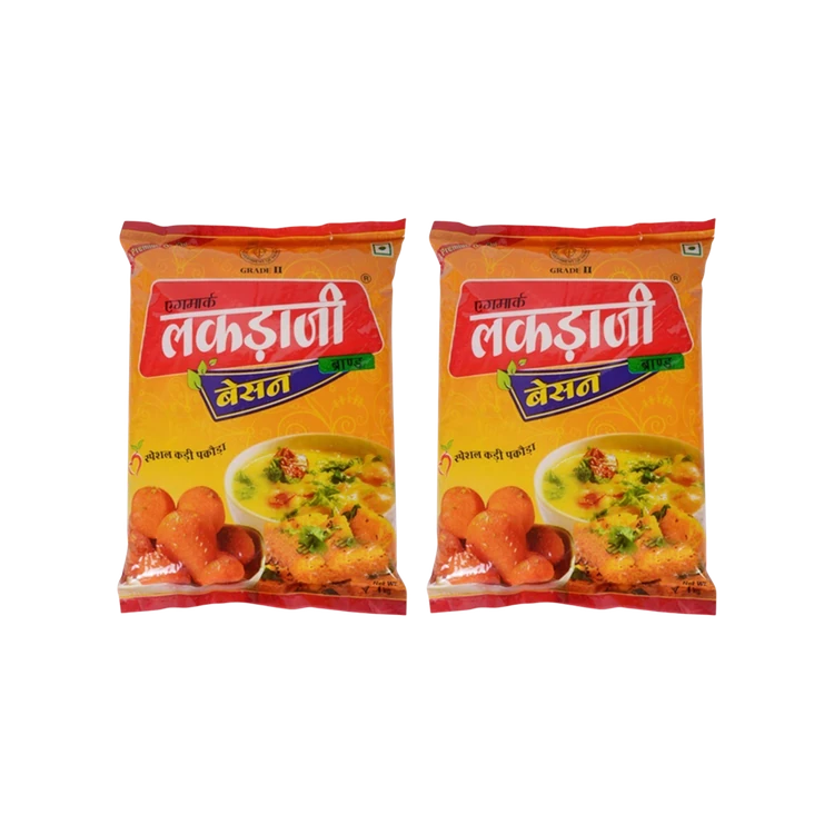 Lakda Ji Special Kadi Pakoda Besan - Pack of 2 (Kadale Hittu)