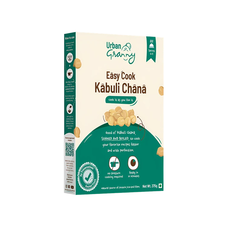 Urban Granny Easy Cook Kabuli Chana (Kabuli Kadale)
