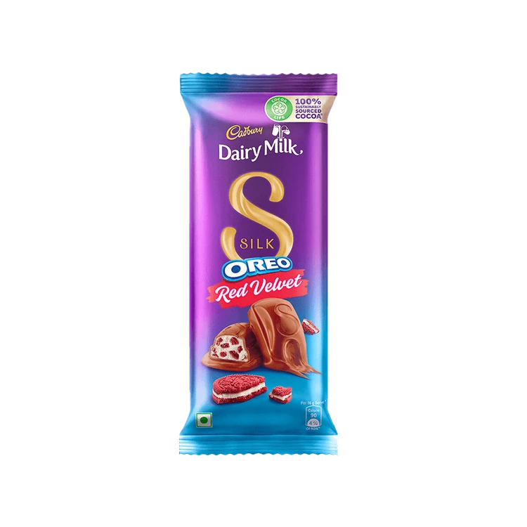 Cadbury Dairy Milk Silk Oreo Red Velvet Chocolate Bar