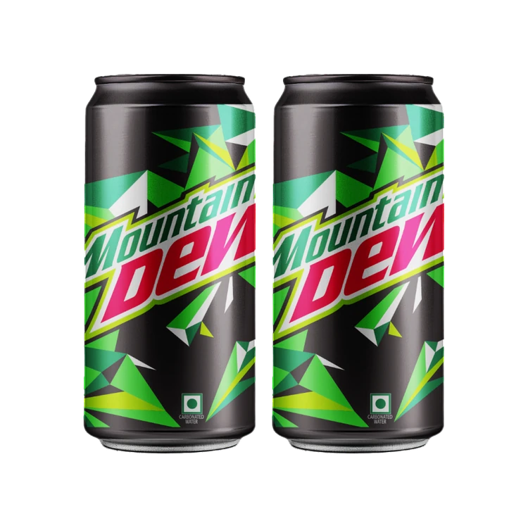 Mountain Dew Lime Soft Drink - Pack of 2
