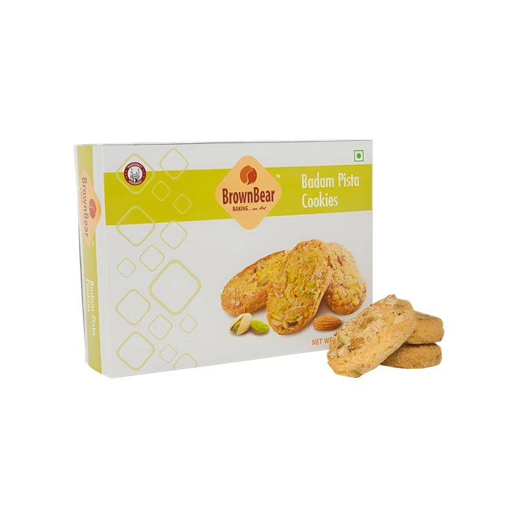 Brown Bear Badam Pista Cookies