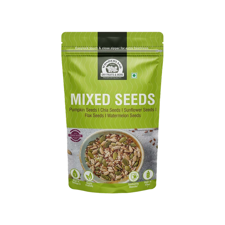 Wonderland Foods Seeds Mix - Pumpkin, Chia, Flax