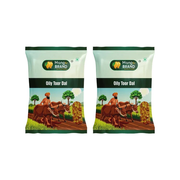 Mango Premium Oily Toor Dal - Pack of 2 (Togari Bele)