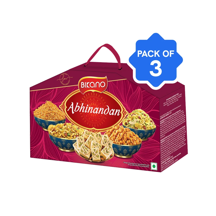 Bikano Abhinandan Gift Pack - Pack of 3